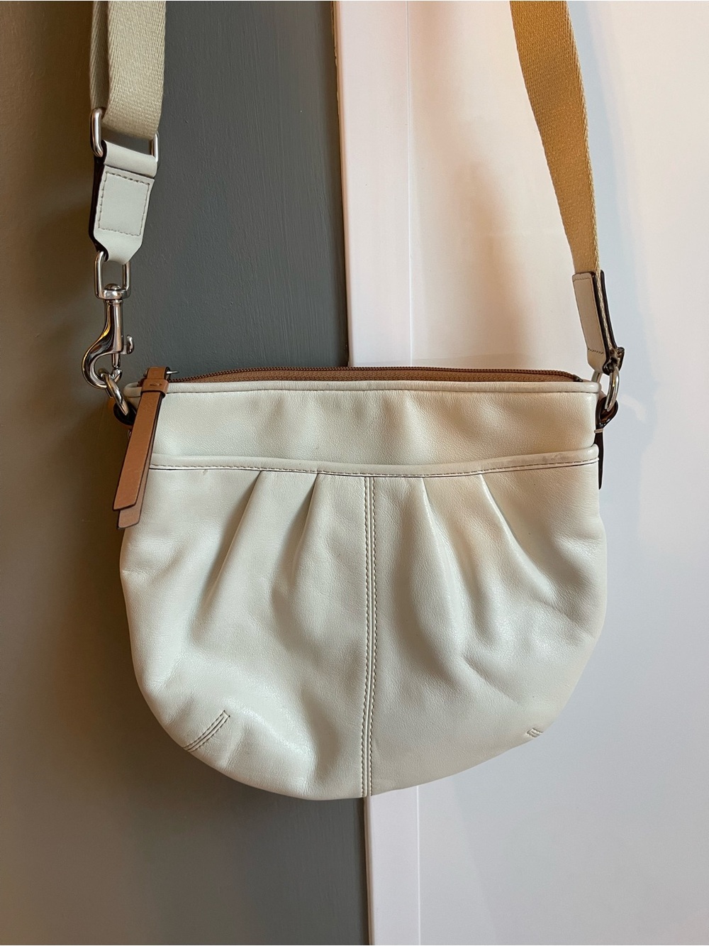 Leather Coach purse